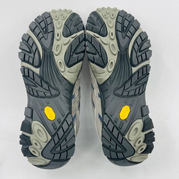 MERRELL WOMEN MOAB 2 VENTILATOR J06014W "SMOKE/BLUE" HIKING SHOES SZ 7.5 - Picture 5 of 5